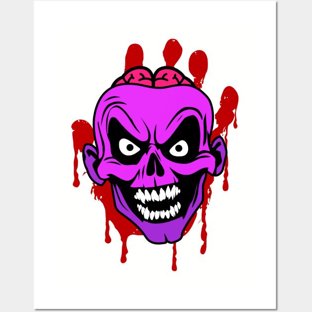 Ghoul Red Right Hand Wall Art by Vault Emporium